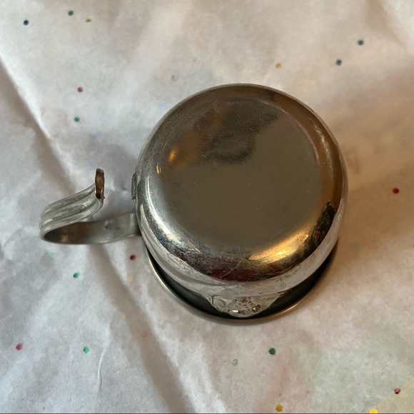 Silver baby mug cup teddy bear design present holiday special occasion gift - Picture 6 of 7